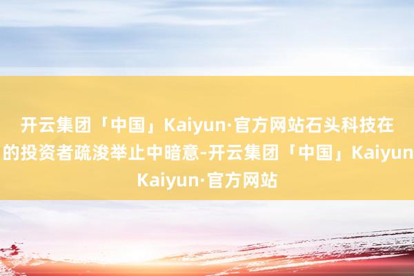 开云集团「中国」Kaiyun·官方网站　　石头科技在10月30日的投资者疏浚举止中暗意-开云集团「中国」Kaiyun·官方网站