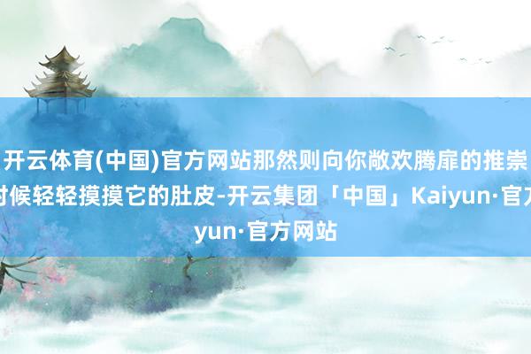 开云体育(中国)官方网站那然则向你敞欢腾扉的推崇！这时候轻轻